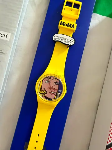 Rare Swatch x Roy Lichtenstein Collaboration