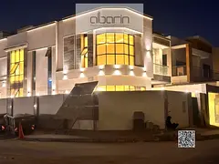 Corner villa for rent in Al Yasmin, 5 rooms, excellent finishes