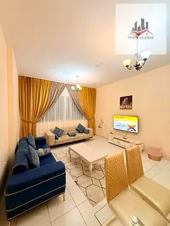 Sharjah, Al Taawun: One room, a living room, a kitchen, and a bathroom.