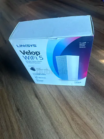 Linksys Velop WiFi 5 Whole Home Mesh Tri-Band System AC2200