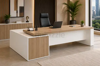 Car L-Shaped Executive Desk | Executive Office Desk UAE