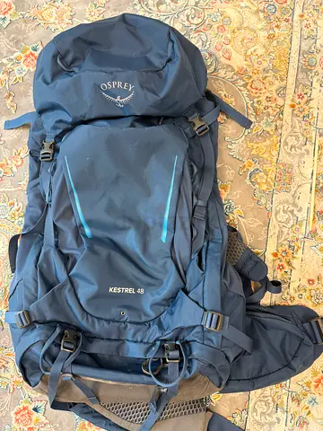 Osprey Kestrel 48L Hiking Backpack - Excellent Condition