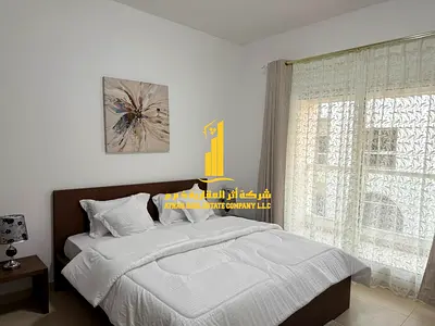 اكبر شقة غرفة وصالة بعجمان - الجرف2 - ابراج الياسمين - مفروشة فرش فندقى للايجار الشهرى