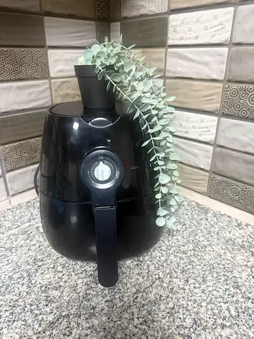 Black Air Fryer - Compact Home Countertop Cooker