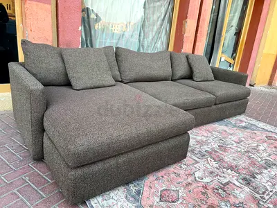 Comfortable CrateBarrel Lounge deep L Shape Sofa