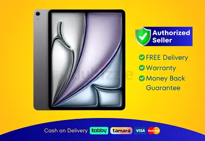 Apple iPad Air 13 inch - M2 Chip - WiFi - 128GB - Space Grey, A2898 | Brand New |  Warranty | FREE