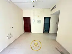 Sentral ac one Bhk apartment family building prime location in Yermook Sharjah