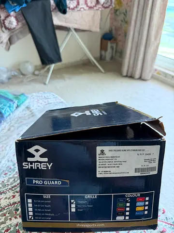 Shrey Pro-Guard Cricket Helmet (Boxed) -  never Used,
