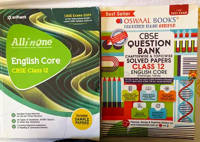 Cbse class 12 All in One and Oswal  English Core guide