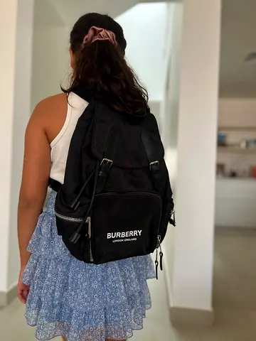 Black Burberry Backpack - Good Condition