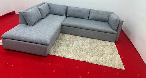 As like new condition pottery barn lshape sofa