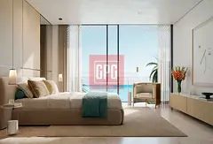 Beachfront 3BR Apartment | Bay Residences Dubai Islands | Sea &amp; Pool Views