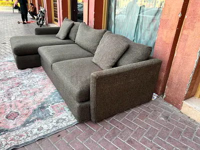 Top quality CrateBarrel Lounge Deep feather filled L Shape Sofa