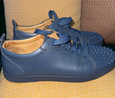 Spike Sneakers in Navy Blue