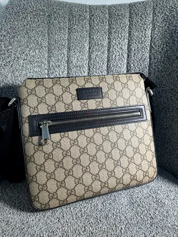 Gucci monogram canvas crossbody/shoulder bag - good as new condition