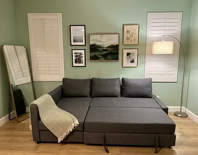 Spacious Sleeping Surface: Provides a comfortable sleeping area for overnight guests. Approx. Sleepi