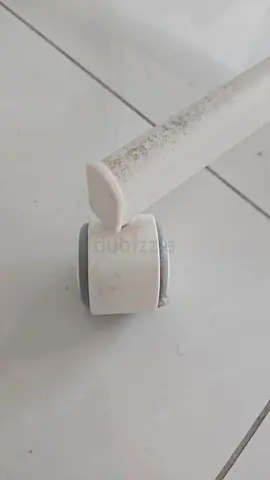White IKEA desk and chair