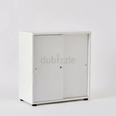 Storage white sideboard cabinet with Sliding doors - Excellent Condition