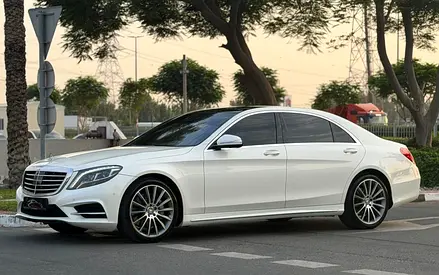 MERCEDES BENZ S400 AMG 2014 GCC ORIGINAL PAINT 5 PUTTON 2 KEYS LIKE NEW