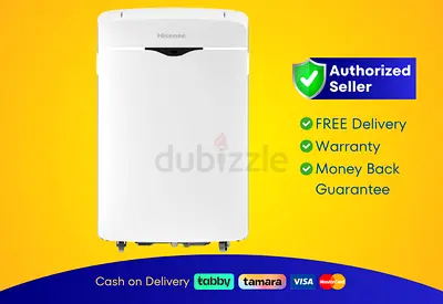 1 Ton Portable Air Conditioner Hisense | Brand New |  Warranty | FREE  Delivery