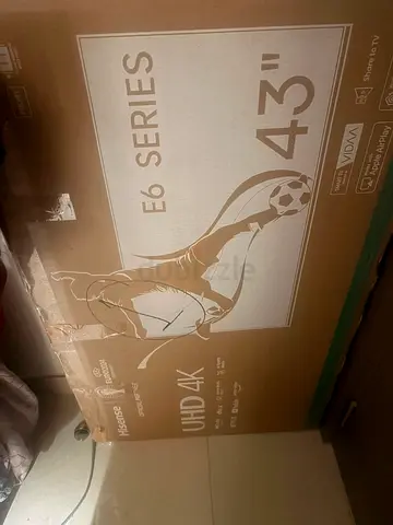 Hisense 43 E6 Series 4K UHD TV - used only 3 months in Box