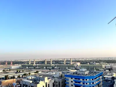 A unique opportunity for annual rent in Al Ittihad Street, Ajman. A brand new, first-occupancy apartment in a strategic location near Thumbay Hospital
