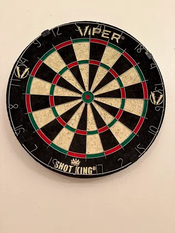 Used Viper Shot King Dartboard – Wall-Mounted, Good Condition