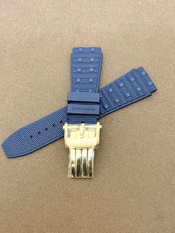 Rubber strap for Breitling Super Chronomat 44mm with clasp