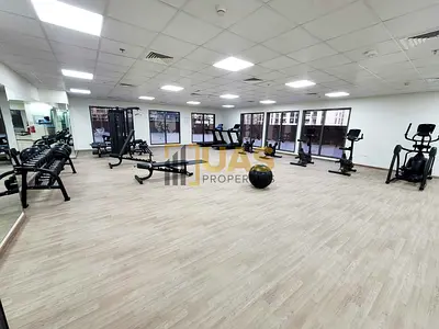 Lavish 2bhk with balcony with maid room gym pool parking free