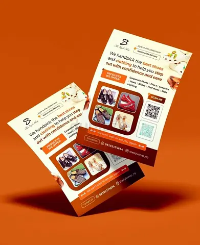 Stack of Promotional Flyers / Brochures - Like New Print Sample