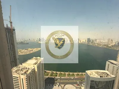 اكبر مساحة غرفتين وصالة باطلالة بحرية بانورامية بالكامل بمساحة واسعة بموقع مميز بالقرب من قناة القصباء