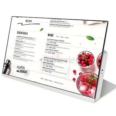 24inch Counter Top menu screen for cafes and restaurants