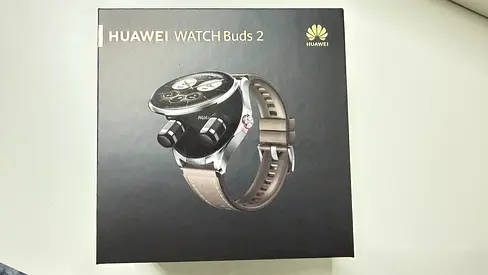 HUAWEI WATCH Buds 2 Smartwatch, and Earbuds 2-in-1, Health Insight, HRV, Sleep Tracking, Titanium, 3