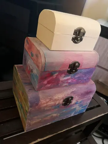 90s Wooden Box Set | Excellent Condition | Musaffah ICAD 1