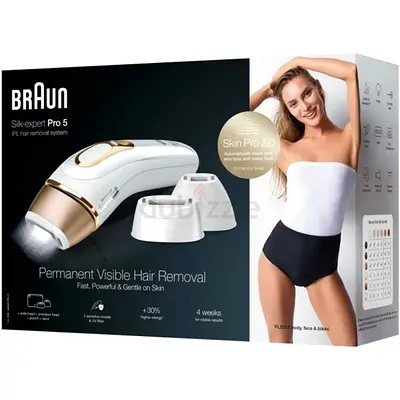Braun IPL Silk-Expert Pro 5 Laser Hair Removal Device PL5257 For At Home Hair Removal