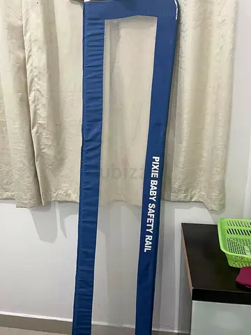 Pixie Baby Safety Bed Rail - Blue, Good Condition