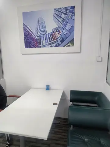 100 SFT fully furnished office 24/7 access with all amenities for AED 13,999 Yearly