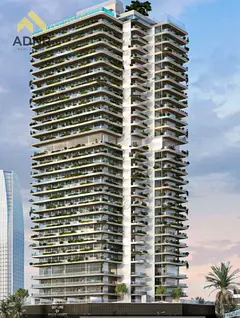 1BR Apartment | Sky Line by Peace Homes | Balcony & Pool View