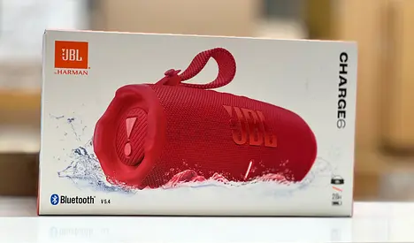 JBL Charge 6 Bluetooth Speaker Red