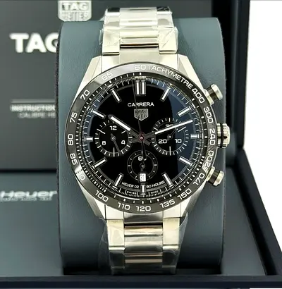 TAG Heuer Carrera Chronograph 1:1 Clone With Box and Card
