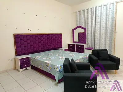 Fully Furnished Studio | Balcony | Russia Cluster | Al Warsan First