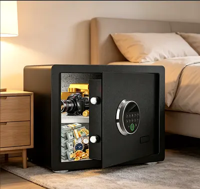 iometric fingerprint safe (black) 30*30*38