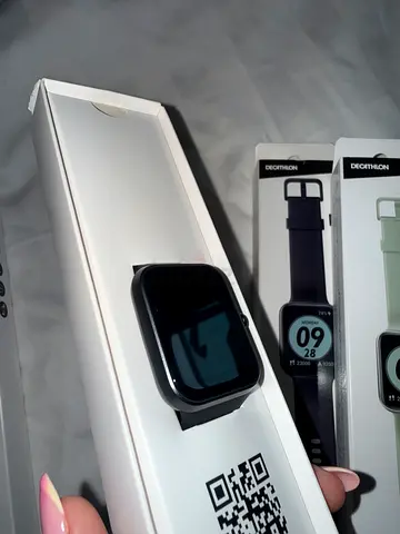 Brand new rectangular smart watch with charger and original box