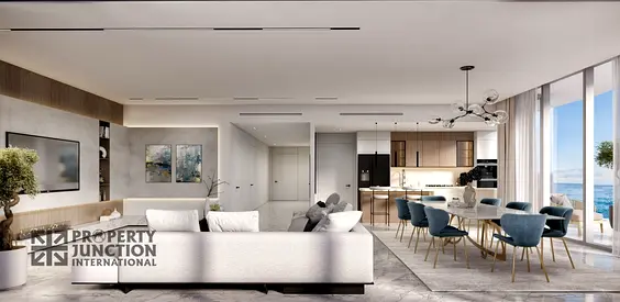Waterfront 1BR Apartment | Hatimi Residences | Marina & Sea Views