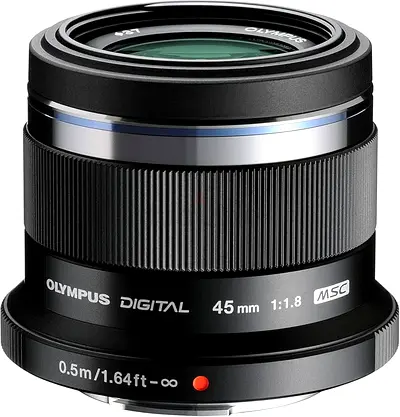 Olympus M.Zuiko Digital 45mm f/1.8 Lens for Micro Four Thirds