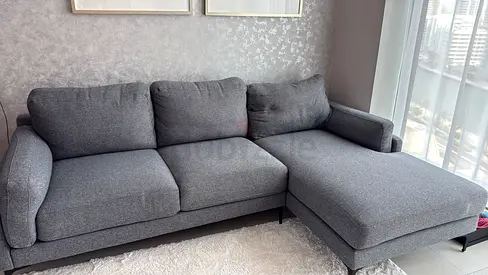 West elm L Shape Sofa For Sale