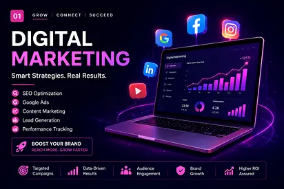 🚀 Professional Logo Design | Graphic Design | Social Media | Digital Marketing | Website Design