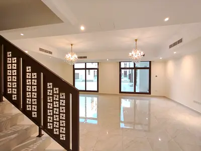 PRIVATE ENTRANCE LIKE A NEW 5 BEDROOM VILLA WITH MAID ROOM WITH BIG TERRACE