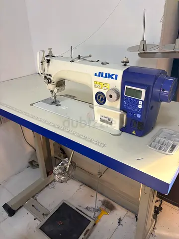 Original Juki Industrial Sewing Machine with Table and Motor, Auto trim - Good Working Condition ..