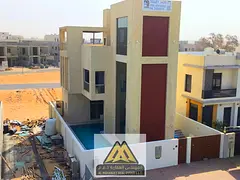 4 master bedrooms Spacious living room Dining room Cellular basement Maid's room Private swimming po